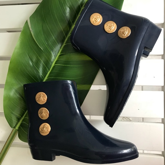 Vivienne Westwood Shoes - VIVIENNE WESTWOOD DESIGNER RAIN BOOTS